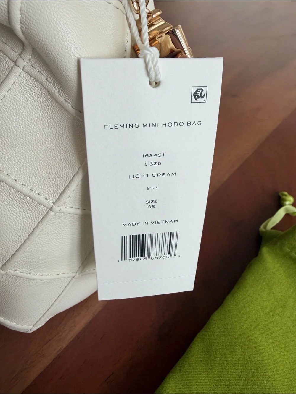 🤍✨ TRENDING NWT Tory Burch Fleming Mini Hobo • Buttery Soft Cream • $500 MSRP